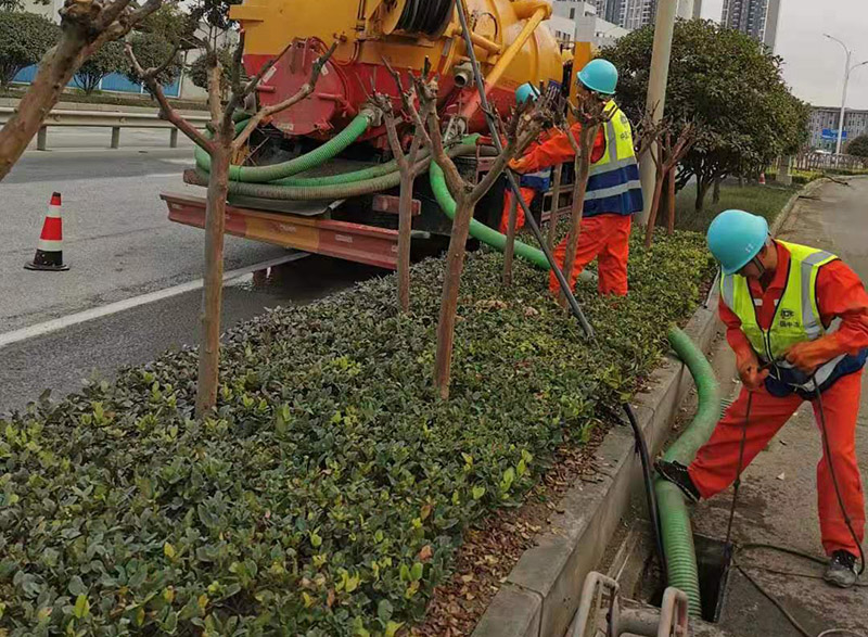 汉台市政管道清淤
